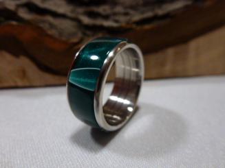 Edelstahl mit Acryl Grün 