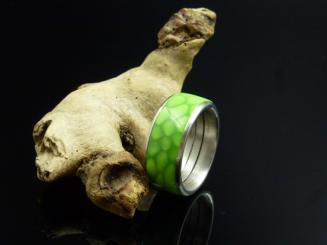 Edelstahl mit Juma "Green Mamba" 