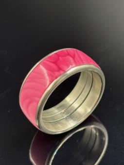 Edelstahl mit Juma "Rosa Snake" 